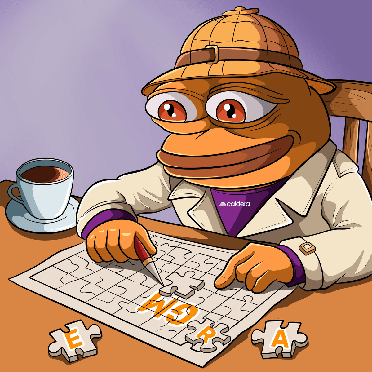 Caldera Pepe Solving a Puzzle